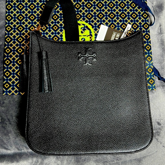 Tory Burch Handbags - Tory Burch Thea Web Large Shoulder Bag